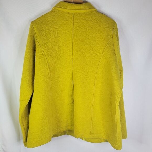 Isaac Mizrahi Chartreuse / Citrus Women's Quilted Soft Jacket - Picture 6 of 14
